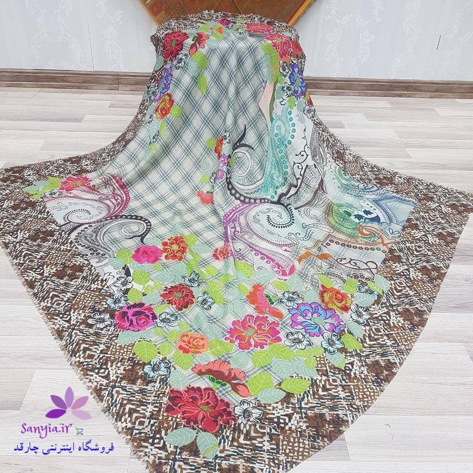 چارقد ترکمنی ابریشمی